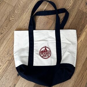 Trader Joe’s navy tote bag large